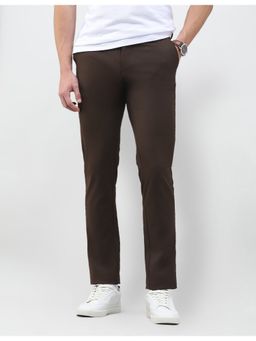 U.S. POLO ASSN. - Brown Austin Slim Fit Solid Pant