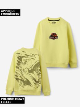 The Souled Store - Boys Yellow Printed Sweatshirt