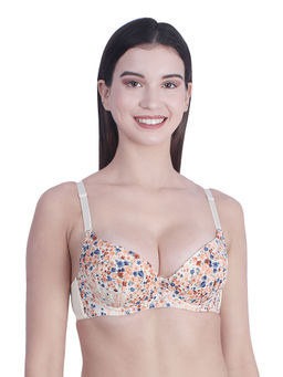 BRACHY - Women Beige Padded T-Shirt Push Up Bra