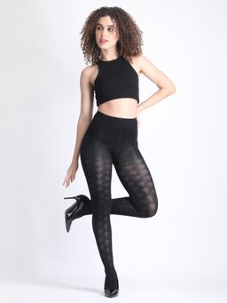 NEXT2SKIN - Women Spandex Pantyhose Stockings Black