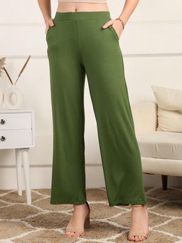 Zelena - Women High Waisted Viscose Maternity Pyjamas with Pockets