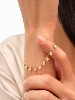 Sorele - Women 18K Gold Plated Solar Charm Bracelet