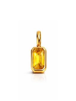 Sorele - Women 18K Gold Plated Statement Gem Stone Charm Collection Pendant