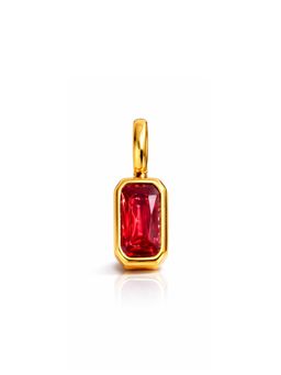 Sorele - Women 18K Gold Plated Statement Gem Stone Charm Collection Pendant