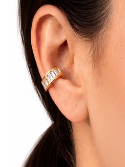 Sorele - Women 18K Gold Plated Minimalist Lumiere Bar Ear Cuff