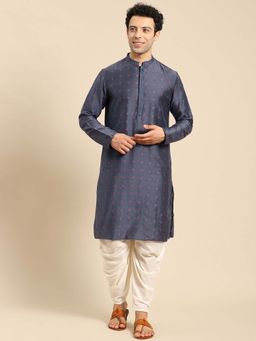 Amodh by Kisah - Men Blue Kurta