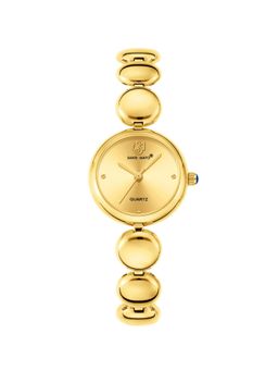 Sansi Mayo - Lyana Gold Round Analog Watch (SM-L-0085-G-G-G) (M)