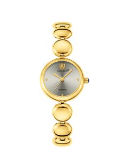 Sansi Mayo - Lyana Grey Gold Round Analog Watch (SM-L-0085-G-G-GR) (M)