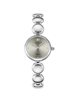 Sansi Mayo - Lyana Grey Silver Round Analog Watch (SM-L-0085-S-S-GR) (M)