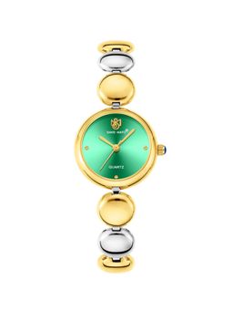 Sansi Mayo - Lyana Green Multi-Color Round Analog Watch (SM-L-0085-TTSG-G-GE) (M)