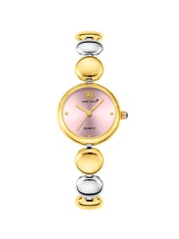 Sansi Mayo - Lyana Pink Multi-Color Round Analog Watch (SM-L-0085-TTSG-G-PI) (M)