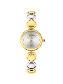 Sansi Mayo - Lyana White Multi-Color Round Analog Watch (SM-L-0085-TTSG-G-W) (M)
