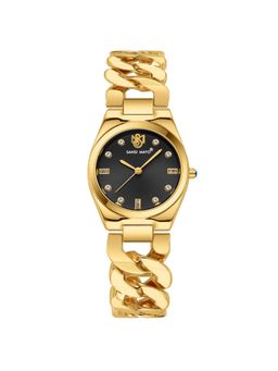 Sansi Mayo - Liora Black Gold Round Analog Watch (SM-L-310-G-G-B) (M)