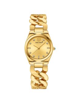 Sansi Mayo - Liora Gold Round Analog Watch (SM-L-310-G-G-G) (M)