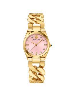 Sansi Mayo - Liora Pink Gold Round Analog Watch (SM-L-310-G-G-PI) (M)