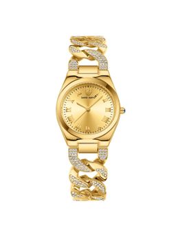 Sansi Mayo - Elora Gold Round Analog Watch (SM-L-313-G-G-G) (M)