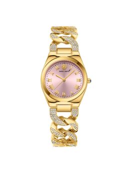 Sansi Mayo - Elora Pink Gold Round Analog Watch (SM-L-313-G-G-LP) (M)
