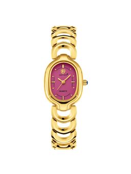 Sansi Mayo - Vetra Pink Gold Oval Analog Watch (SM-L-315-G-G-DP) (M)