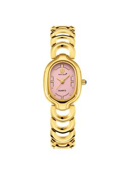 Sansi Mayo - Vetra Pink Gold Oval Analog Watch (SM-L-315-G-G-LP) (M)