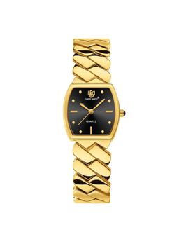 Sansi Mayo - Nixie Black Gold Square Analog Watch (SM-L-316-G-G-B) (M)