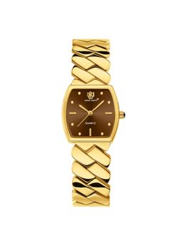 Sansi Mayo - Nixie Brown Gold Square Analog Watch (SM-L-316-G-G-BR) (M)