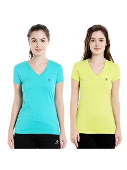 Bodycare - Bodyactive Pack Of 2 Women'S Tshirt - Multi-Color