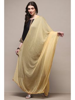 Biba - Beige Polyester Dupatta