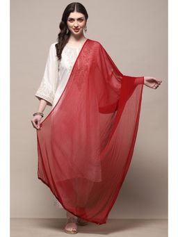 Biba - Maroon Polyester Dupatta