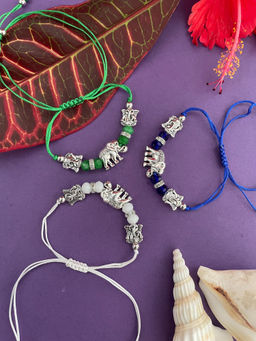 Digital Dress Room - Elephant/Ganesha Rakhi (Set of 3)