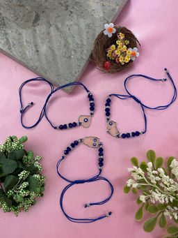 Digital Dress Room - Owl/Dog/Heart Rakhi (Set of 3)