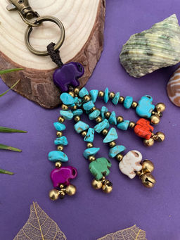 Digital Dress Room - Elephant With Ghungroo Lumba Rakhi