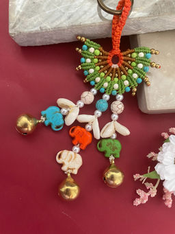 Digital Dress Room - Elephant & Sea Shell Lumba Rakhi