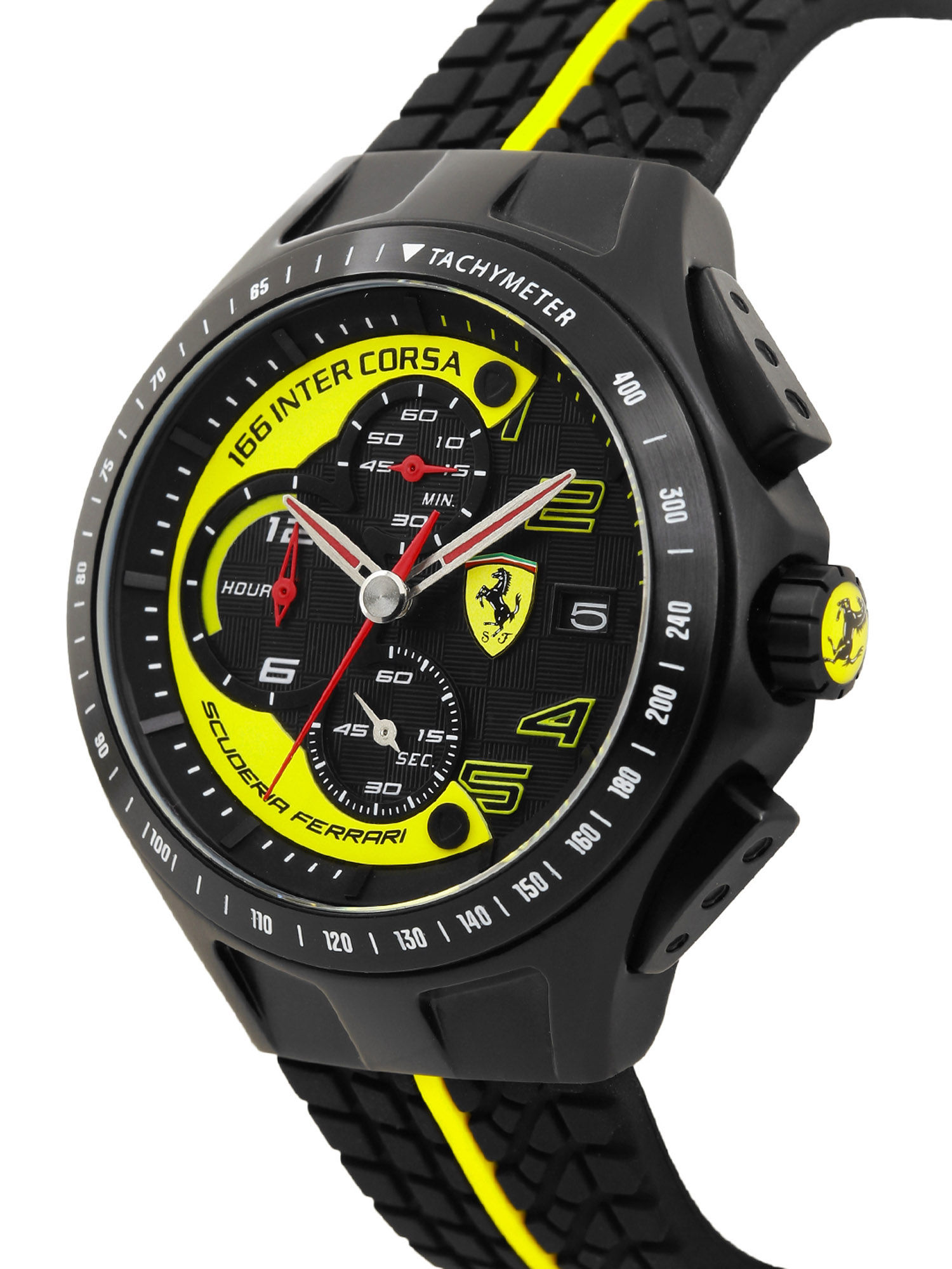 Buy SCUDERIA FERRARI Race Day 0830078 Black Dial Chronograph Watch