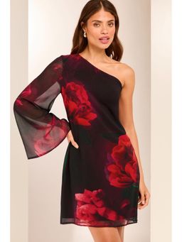 Lipsy - One Sleeve Mini Shift Dress