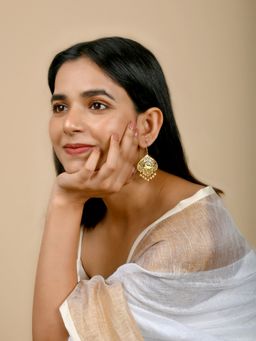 Teejh - Daivita Gold and Pearl Earring