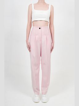 The Dapper Lady - Womens Rose Barrel Leg Pink Pant