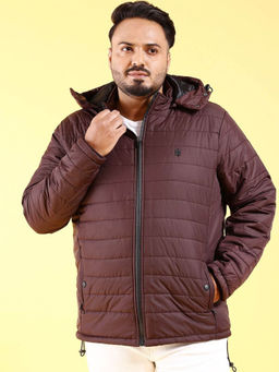 Hardsoda - Men Regular Fit Solid Full Sleeves Jacket