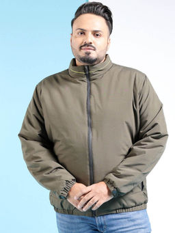 Hardsoda - Men Regular Fit Solid Full Sleeves Jacket
