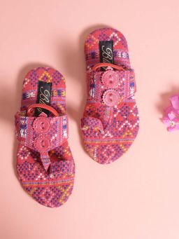 Bling Footwear - Girls Red Sandals