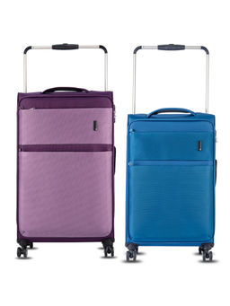 it luggage - 22 2058 08 Debonair Purple White 80 Two Tone Blue 71 cm Trolley Bag