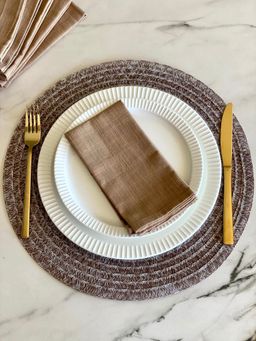 Mason Home - Beige Table Napkins (Set of 6)