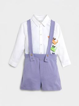 Somersault - Dragon Shirt and Suspender Shorts (Set of 2)