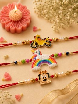 VIRAASI - Multi-Color Kid Rakhi Gift Set