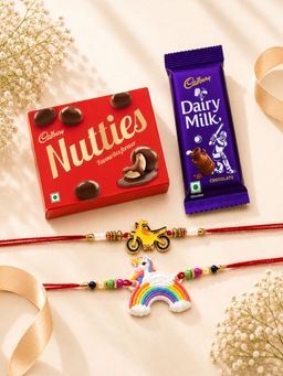 VIRAASI - Multi-Color Kid Rakhi Gift Set