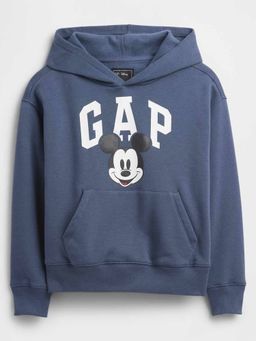 GAP - Boys Blue Casual Hooded Neck Character Full Sleeves Hoodie