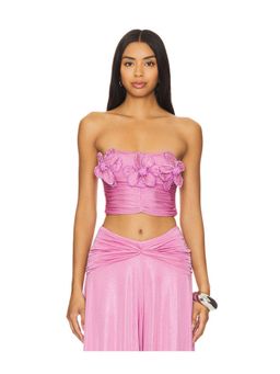 Patbo - Embroidered Strapless Top