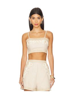 Patbo - Embroidered Linen Top