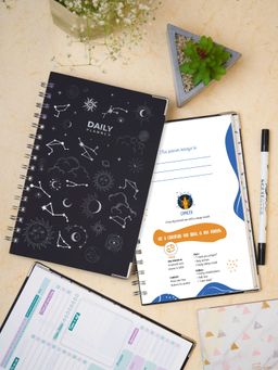 Doodle Collection - Doodle Zodiac Cancer A5 Daily Planner