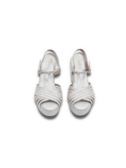 Sana K Luxurious Footwear - Dolphin Junk Off White Wedges