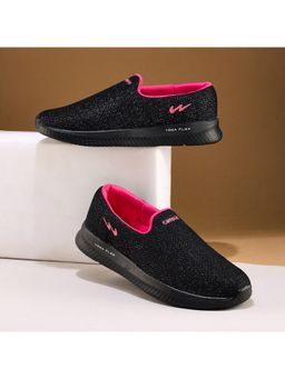 Campus - Zoe Plus Black Walking Shoes For Women